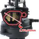 KIKITE 799584 Carburetor Compatible with Briggs and Stratton 550EX 625EX 675EX 725EXi 09P702 103M02 TB110 TB200 LC121P Lawn Mower Engine replace 594058 594057 592361 594529 Lawnmower Carburetor