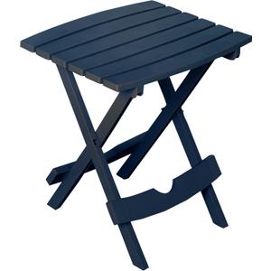 Adams Quik-Fold Side Table - Midnight, 15.125" X 17.375" X 19.625"