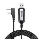 BAOFENG USB Programming Cable CH340 Chip Compatible UV-5R Mini BF-F8HP Pro 5RM UV-32 DM32 K5PLUS GMRS GM-15PRO UV-5G Plus GM21 AR-152 UV-21R Quansheng UV-K5 8 Ham Radio Accessories (Black)