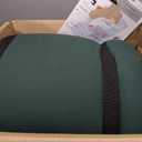 Camping Cot Pad, Pad Only 2 Inch Memory Foam,Camping Pad for Folding Cot and Foldable Cot, Portable Roll Up Camp Gear for Car Camping Travel Tent, Non-Slip Waterproof Bottom, Removable Cover, Dark Green, COT (75*30*2)