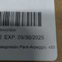 Nespresso Capsules OriginalLine, Arpeggio, Dark Roast Espresso, 50-Count Espresso Coffee Pods (Exp: 09/30/2025)