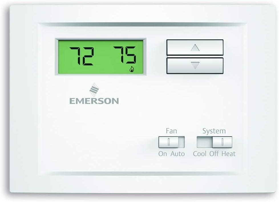 Emerson NP110 Non-Programmable Single Stage Thermostat, 4, 0.5