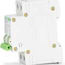 12V-110V DC Miniature Circuit Breaker, 60 Amp 2 Pole Battery Breaker Protector for Solar PV System and RV, Thermal Magnetic Trip, DIN Rail Mount, Chtaixi DC Disconnect Switch B60