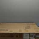 Shoe Cabinet with 2 Flip Slatted Drawers, Farmhouse Slim Shoe Organizer Rack with Golden Handles, Freestanding Hidden Entryway Storage for Hallway, Natural Oak