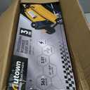 AUTOWN 3 Ton (6600 lbs) Floor Jack, Heavy Duty Steel Hydraulic Jack for Car, Low Profile Floor Jack with Rubber Pad, Quick Lift Car Jack with Lifting Range 7.1'' to 20.9'', Yellow
