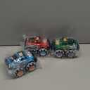 Vroomix JOYIN 3 Pack Monster Truck Toy - Toy Truck with Flashing LED Wheels - Light-Up Friction-Powered Cars for Toddlers - Boys Girls Birthday Gift