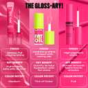 NYX PROFESSIONAL MAKEUP Jelly Job Lip Gloss, Lip Tint Gloss with Full-Bodied, Smoothing, and Hyper-Glossy Shine - Jelly Icing (Icy Lilac)