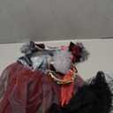 Spooktacular Creations Zombie Prom Queen Costume for Girls, Halloween Costumes for Kids, Zombie Princess Outfit for Girls (Large(10-12 yrs), Dark Red)