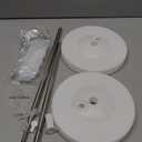 Voircoloria Balloon Stand Kit Set of 2, 7FT Adjustable Height Balloon Column Kit for Floor with Metal Telescopic Pillar for Halloween Thanksgiving Day New Years 2025 Gender Reveal Party Decorations