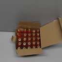 SUNSGNE 25 Pack C9 Red Christmas Light Bulbs, 7 Watt Red Incandescent Christmas Replacement Light Bulbs, E17 Intermediate Base