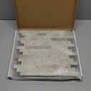 10 - Sheet Peel and Stick Backsplash Wall Tile, PVC Kitchen Backsplash, Stick on Tiles for Backsplash Kitchen (12'' X 12'', Rusty)