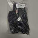 16/3 Black 15 FT (2Pack) Extension Cord, Indoor Extension Cord for Laptops, Coffee Makers, Office Home Appliances, 3 Prong Resistant Cable Flexible, 13A 125V 1625W ETL Listed