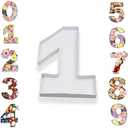 10Cardboard Number Mache Chocolate Covered Strawberries Fillable Sweets Candy Container Box (White, 1)