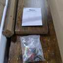 Farmhouse Console Table, 55inch Wood Vintage Console Table Narrow Sofa Tables Hallway Tables for Entryway, Living Room, Foyer (Brown)