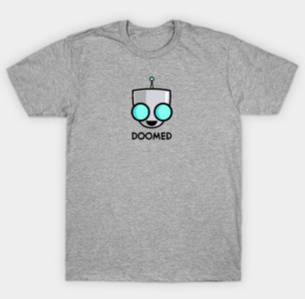 Doomed Funny T-Shirt T-Shirt, size L