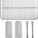 BQMAX Grill Replacement Parts for Charbroil Classic 280 2-Burner 463672717 463672817, G320-0200-W1 G215-0203-W1 Stainless Steel Heat Plate Grill Parts for Charbroil (2-Pack kit)