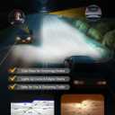 H11/H9/H8 Fog Light Bulb, 60000LM Super Brighter, 1:1 Mini Size,6500K Cool White H11 Off Road Light or Fog Light Bulbs Pack of 2