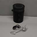 Automatic Vacuum Coffee Canister, 1.3L Airtight Food Storage Containers with Smart Pressure Sensor, Electric Coffee Bean Container Rechargeable with LED Display Window for Home Kitchen Food Storage (Black)