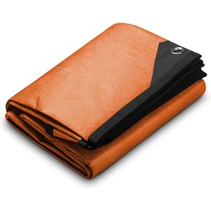 Arcturus XL Survival Tarp - Insulated Reflective Thermal Camping Tarp - 8.5' x 12' (Orange)