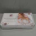 Silicone Bath Pillow, New Material Bath Pillows for Tub Head Neck and Back Support, Bath Tub Pillow with 4D Press Inflatable Airbag and Non-Slip Strong Suction Cups, Quick-Drying, Easy to Store, White