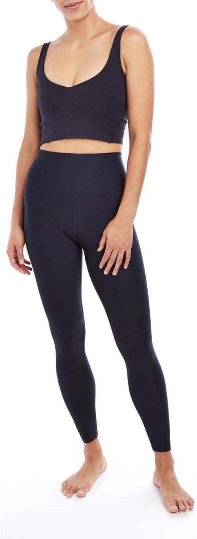 Sage Women's High Rise Moisture Wicking Slim Cuffed Ankle Tummy Control Stretch Yoga Athletic High Waisted Jogger Pant, XS