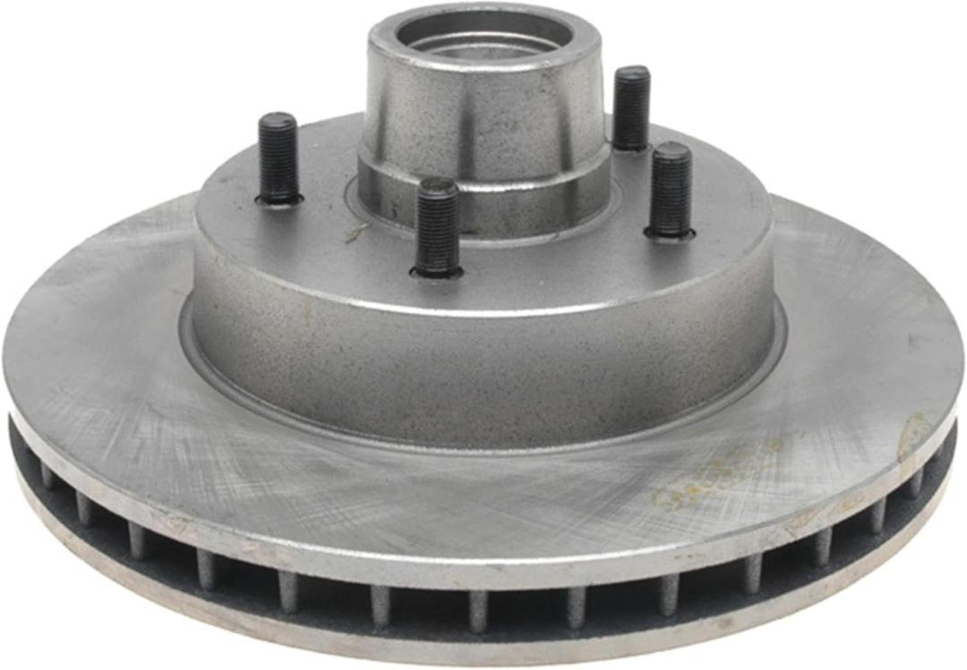ACDelco Silver 18A2A (19264667) Non-Coated Front Disc Brake Rotor and Hub Assembly