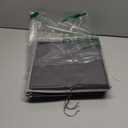 BOOMIBOO Hanging Closet Organize and Shelves5-Hanging Shelf with 2 Side PocketsStorage Foldable 2 Pack Grey