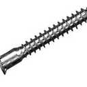 7 mm x 50 mm Highpoint Confirmat Screws, Pozi-Flat Head, Zinc Finish (50)