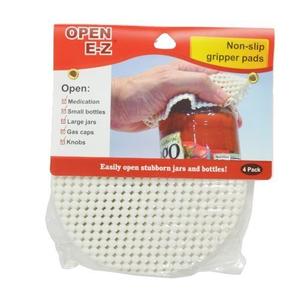 Open E-Z, 4 Non-slip Gripper Pads (2 Pack)