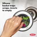OXO Good Grips 2-in-1 Sink Strainer Stopper