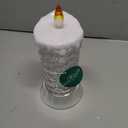 Kurt Adler 9.25-Inch Battery-Operated Color Changing Snowing Candle