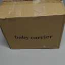 Baby Carrier with Hip Seat, Baby Carrier Newborn to Toddler up to 44lbs, 6-in-1 Ways to Carry, All Seasons, Adjustable Baby Holder Carrier for Breastfeeding(Black)