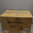 Rolling Shop Stool w/ 3" Locking Swivel Wheels, 300LB Capacity, 18"-22" Height Adjustable with Soft Cushion & Tool Tray, Telescoping Mechanic Seat for Garage, Auto Repair, Heavy-Duty, Black