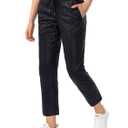 G Gradual Women's Pants with Deep Pockets 7/ 8 Stretch Sweatpants for Women Athletic, Golf, Lounge, Work (Black Leopard, Small)