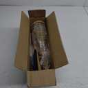 Evelynsun Flickering Flames Solar Powered Lights - Upgraded Solar Torches Waterproof Outdoor Decorative Lighting Auto On/Off, Handmade Bamboo Finish, 1 Pack