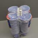 Hefty Party On Disposable Plastic Cups, Marine Blue, 18 Ounce, 120 Count