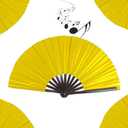 Boots on The Ground Fan, New Large Folding Hand Fan Line Dance Popping Fan,Handheld Clacking Fans for Line Dancing,Suitable for all kinds of dance performances,parties (Color#D,13.3in)