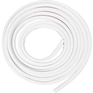 Theftproof Weather Seal Tape Door Frame Seal Strip White Soundproof Weatherstripping for Exterior Doors Insulation Noise Dust Blocker Convenient Tear Installation