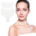 Chest Neck Wrinkle Patches -Silicone Patches for Wrinkles, Neck Mask Chest Patch for Decollete & Cleavage, Anti Ageing Wrinkle Remover, Reusable Overnight Wrinkles Treatment for Women,4 Pack