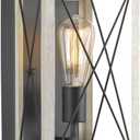 Progress Lighting P710012-143 Briarwood Graphite One-Light Wall Sconce, , Black