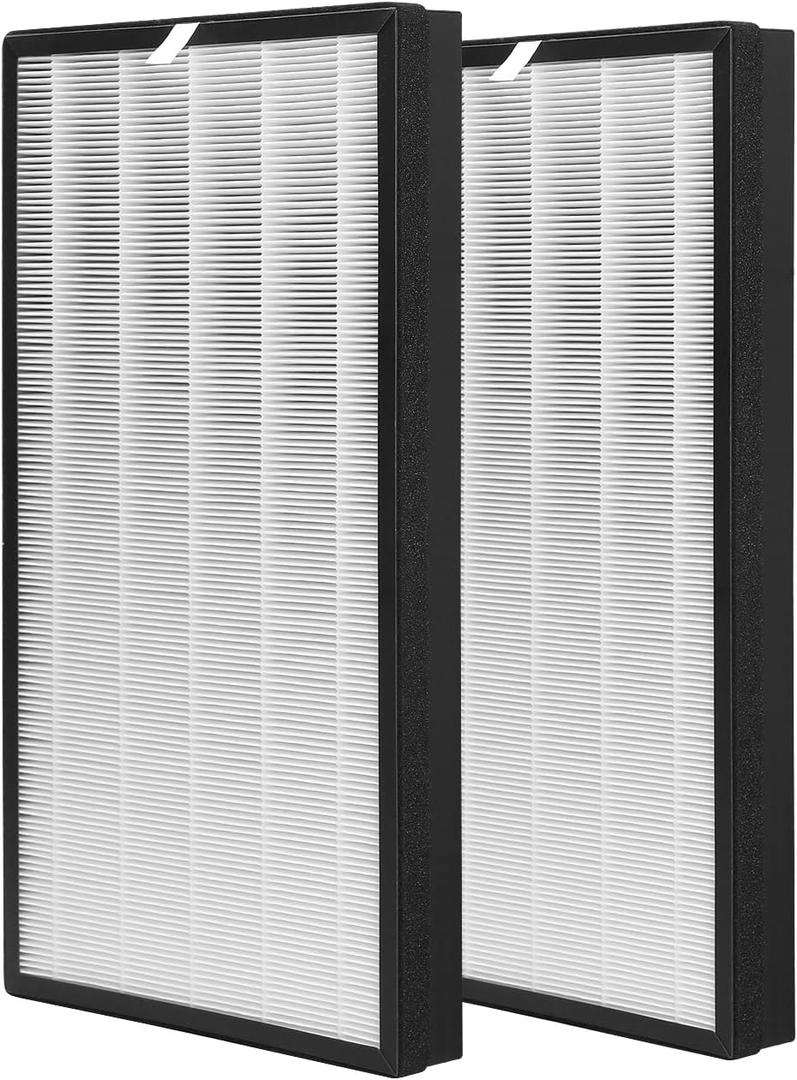 Replacement Filter For HSP003 Dual Filtration HEPA Air Cleaner Purifier,2-in-1 Filter Includes H13 True HEPA & Activated Carbon Filter,Pack-of-2