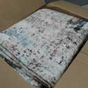 Non Slip 69 Area Rug for Bedroom, Abstract Rug Soft Washable Carpet for Living Room Dinning Room Home Office Brown Multi