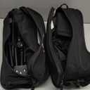 MOON LENCE Portable Camping Chair Backpacking Chair - The 4th Generation Ultralight Folding Chair - Compact, Lightweight Foldable Chairs for Hiking Mountaineering, Beach (Black-2 Pack-below 180 Lbs for Comfort Use)