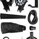 Universal Angle Grinder to Blower Converter Kit - 2-in-1 Blower and Vacuum with Turbo Fan, Easy Install for Dust Removal, Car Cleaning, Leaf Blowing & More