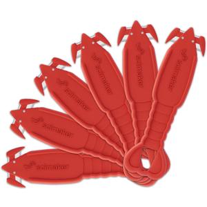 Safety Box Cutter Knife, 6 PCS Lobster Safety Utility Cutter Package Opener with Ergonomic Film Cutting Blade for Box, Carton, Shrink Wrap, Plastic Straps