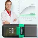 Weekly Pill Organizer 7 Day Two Times a Day, Rotatable Silicone Handle & 7 Detachable Daily Cases, Built-in Desiccant Moisture-Proof Travel Pill Box for Fish Oil, Vitamins & Supplements - Ideerfit