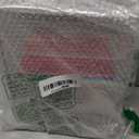 Index Card Holder Clear Acrylic Card Organizer 50 Pcs Divider Sheets for Desk File Note Holders, 4 Compartments Holds 600 Cards(4 x 6 Inch)