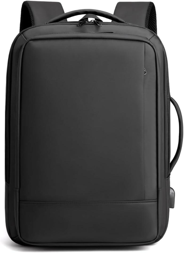 Expandable Waterproof Travel Laptop Backpack with USB Charging Port, College Backpack Airline Approved Business Work Bag Fits 15.6 Inch Computer for Men Women