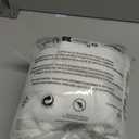 Santa Belly Fat Stuffer Costume for Santa Claus Men Suit Big Stomach Unisex Padded Christmas Halloween Party Cosplay (White)