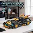 Racing Car Building Set, 1:18 MOC Building Car Toy Car Building Kit for Boys' Birthday Gift Car Model, Sports Car Construction Kit for Ages 6+